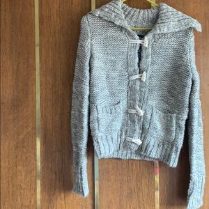 American eagle outfitters grey sweater cardigan